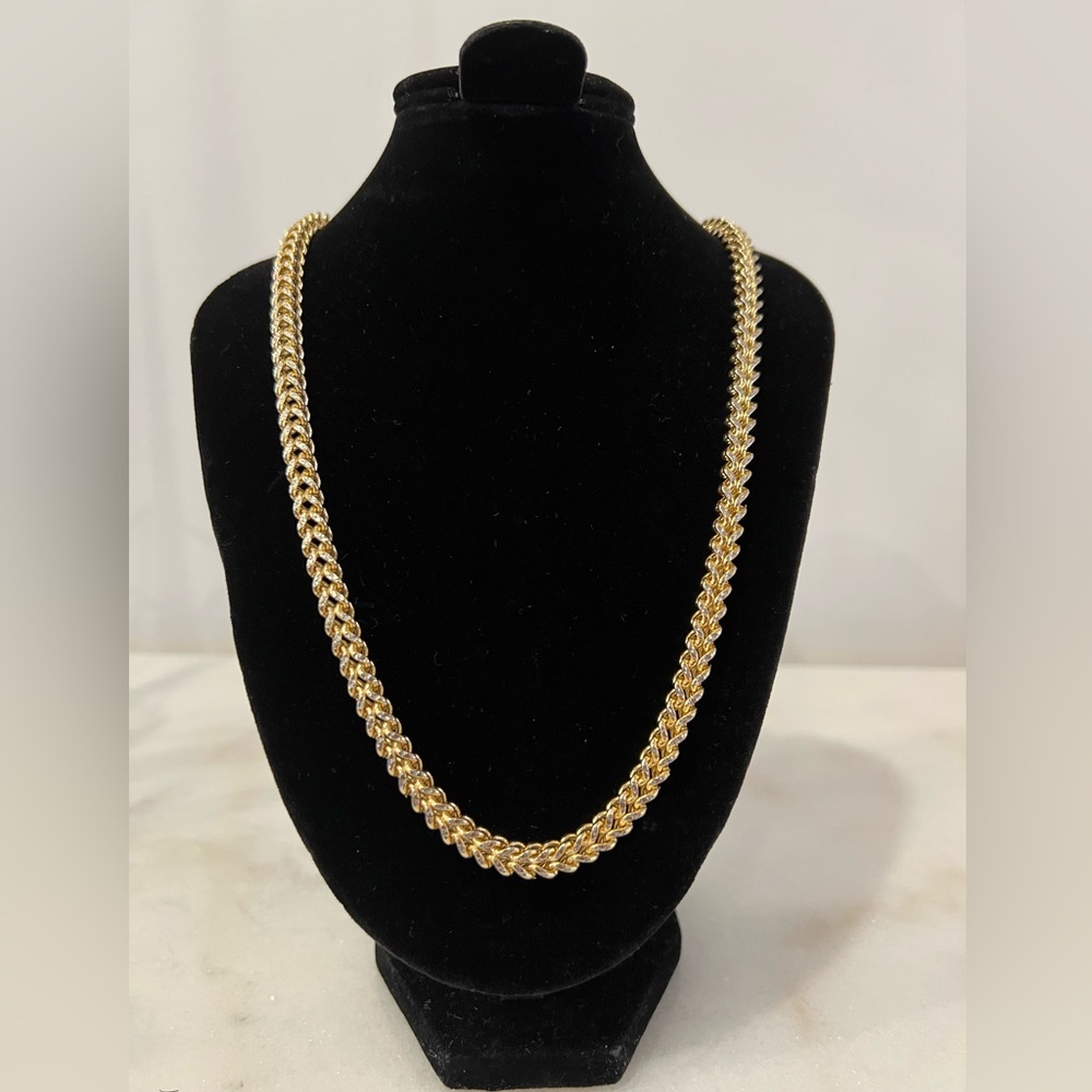 Brand new 10k Gold Franco Diamond cut chain 5.5mm available in 20" to 28"